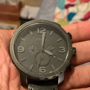 Fossil Chronograph all black premium watch